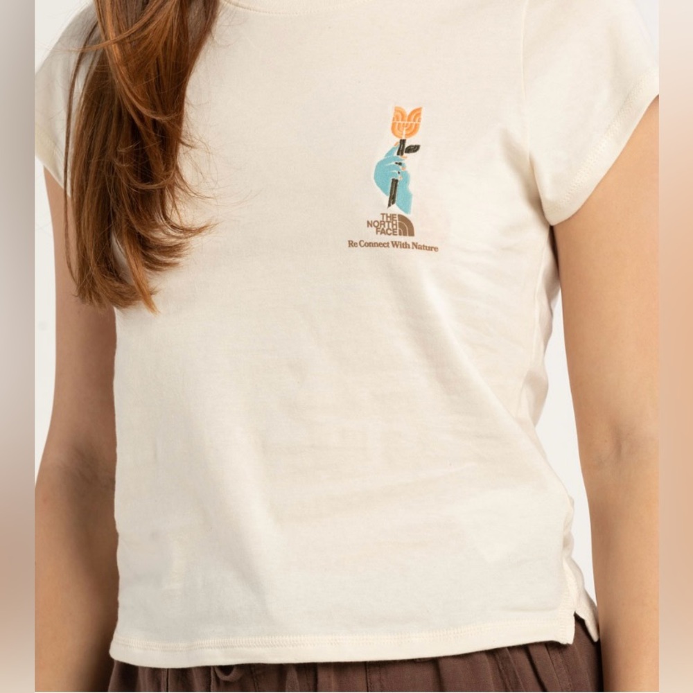 NWT The North Face Women’s Earth Day Slim Cutie Tee - Picture 2 of 13
